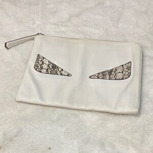 FENDI 🫶 Monster clutch with snake cat eyes. Made 2016. Read description